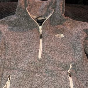 The north face half zip hoodie